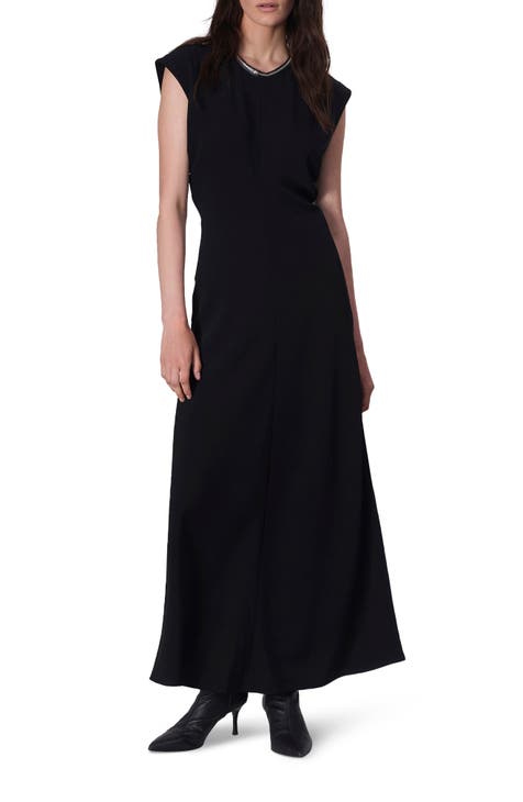 dress with the sides cut out Black Side Collections – Vermont Woods Color:Black-Fuchsia Maxi Formal Dresses