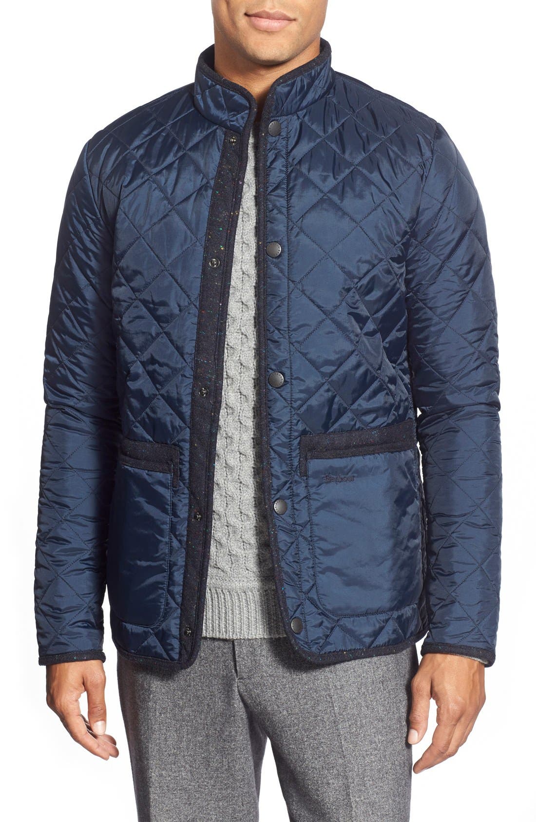 barbour liddesdale quilted jacket slim fit