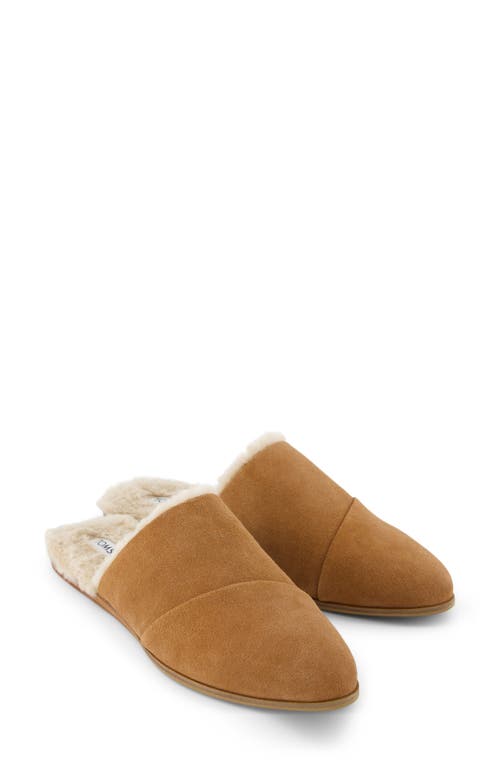 Shop Toms Jade Mule In Brown/faux Fur