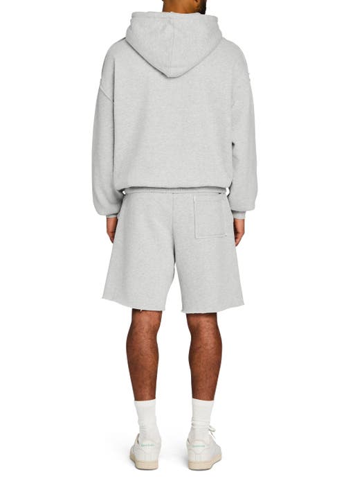 Shop Ser.o.ya Mack Fleece Hoodie In Heathered Grey