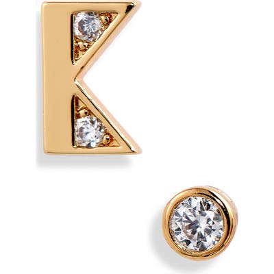 Kate Spade New York Initial Mismatched Stud Earrings