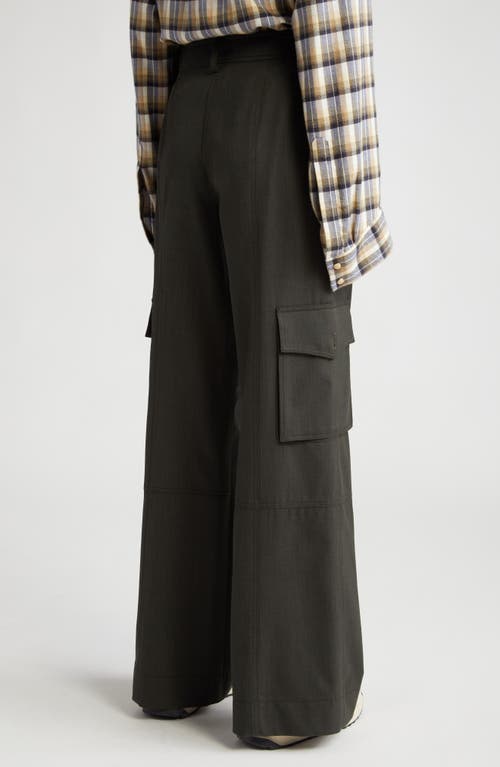 Twp Stretch Wool Cargo Pants In Military