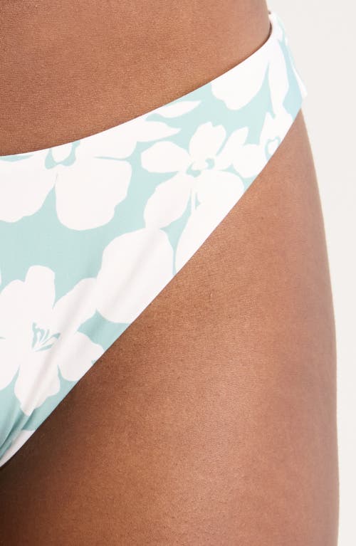 Volcom Coco Cheekini Bikini Bottoms In Sea Glass