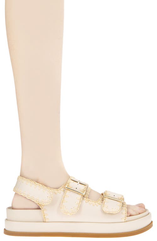 Bcbgeneration Beena Platform Sandal In Bianca