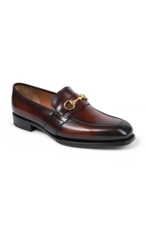 Anthony Veer Verona Bit Loafer In Antique Cognac