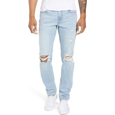 The Rail Ripped Skinny Fit Jeans, Blue