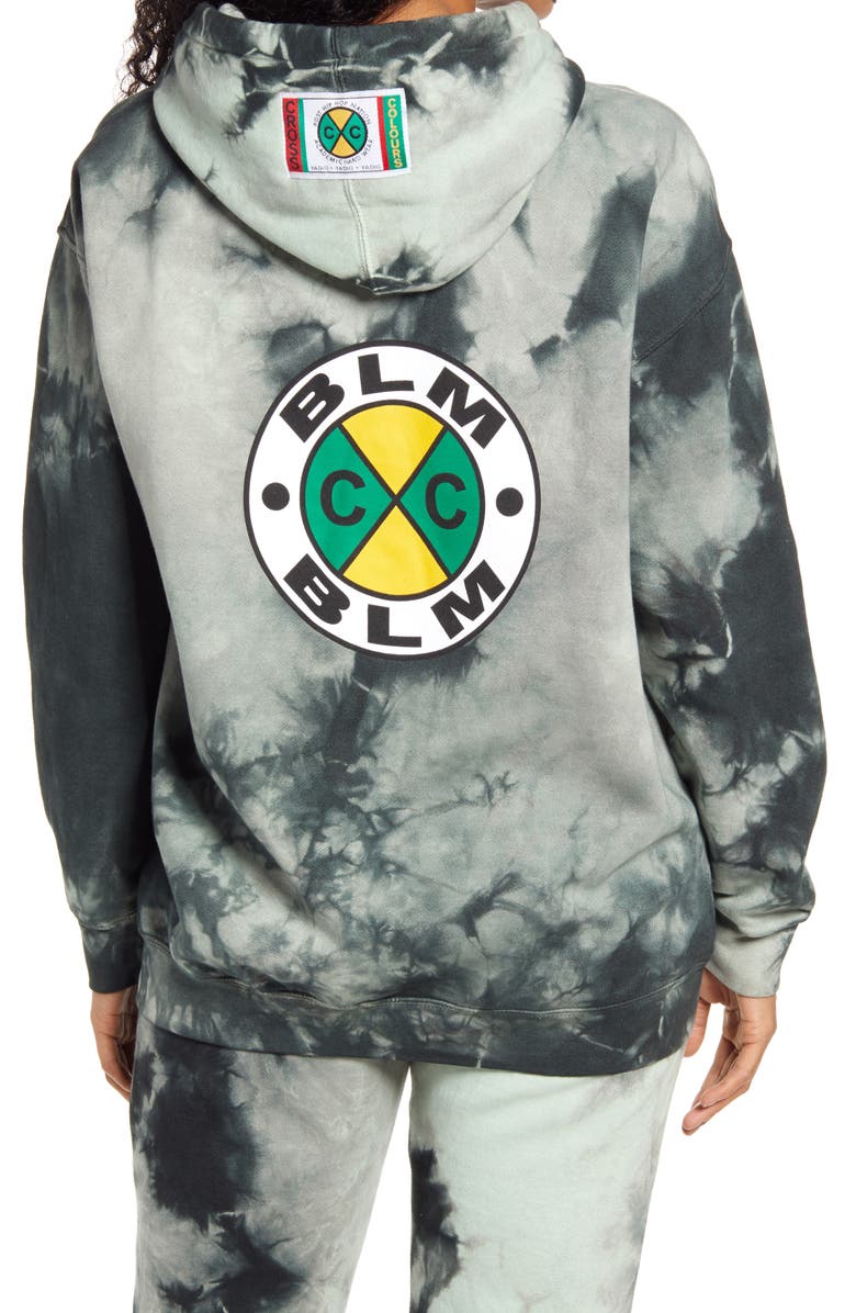 Cross Colours Women S Blm Tie Dye Hoodie Nordstrom Cross Colours Women S Blm Tie Dye Hoodie Nordstrom