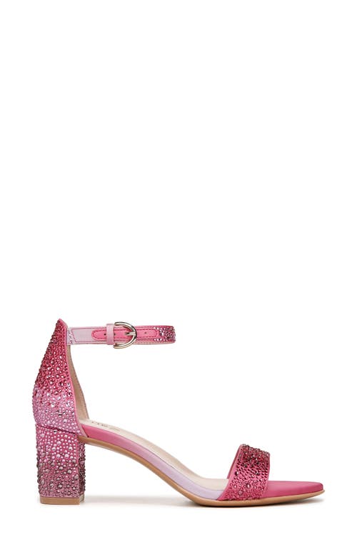 Shop Naturalizer Vera Shine Ankle Strap Sandal In Pink Ombre Fabric