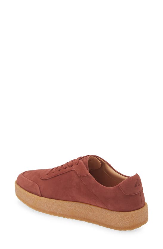Shop Fitflop Rally Crepe Sole Low Lace-up Sneaker In Clay Brown