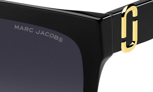 Marc Jacobs Sunglasses In Black/dark Grey Sf