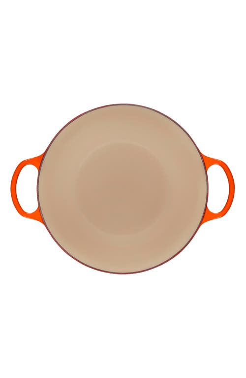 Le Creuset Signature 7.5-quart Enameled Cast Iron Brazier In Flame