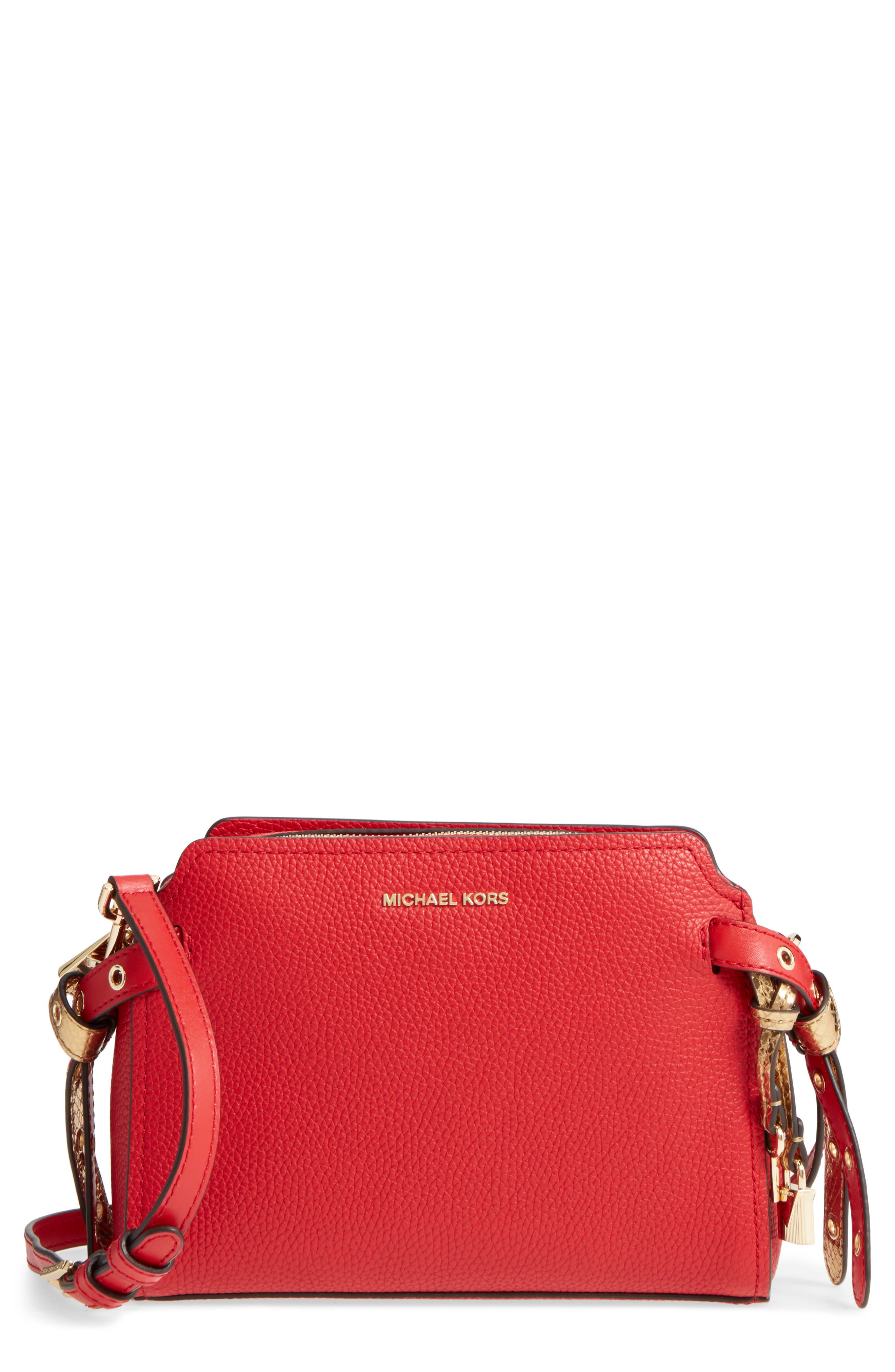 Michael Kors Medium Lenox Leather Messenger Bag Nordstrom