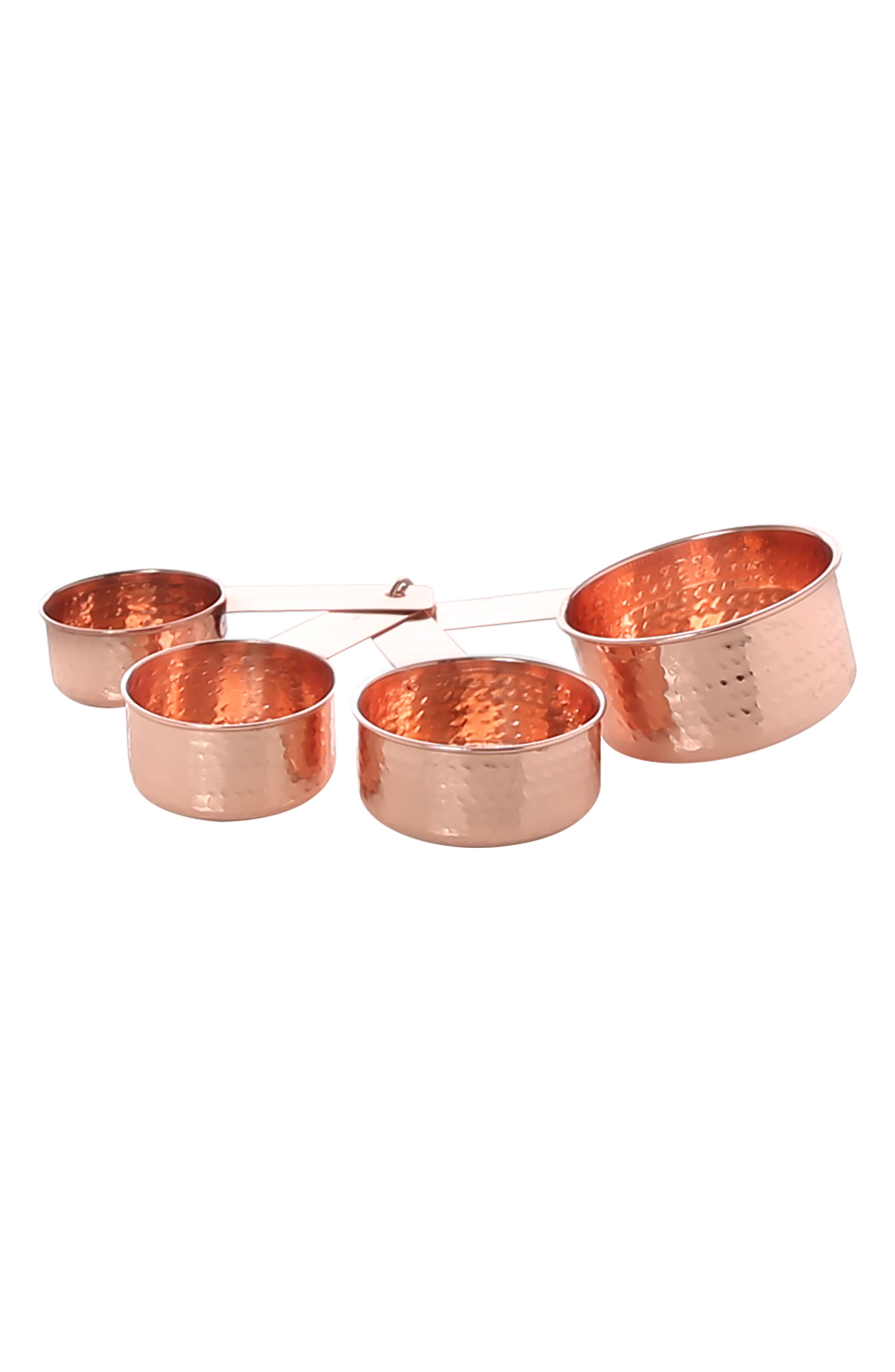 Thirstystone Set of 4 Hammered Copper Finish Measuring Cups Nordstrom