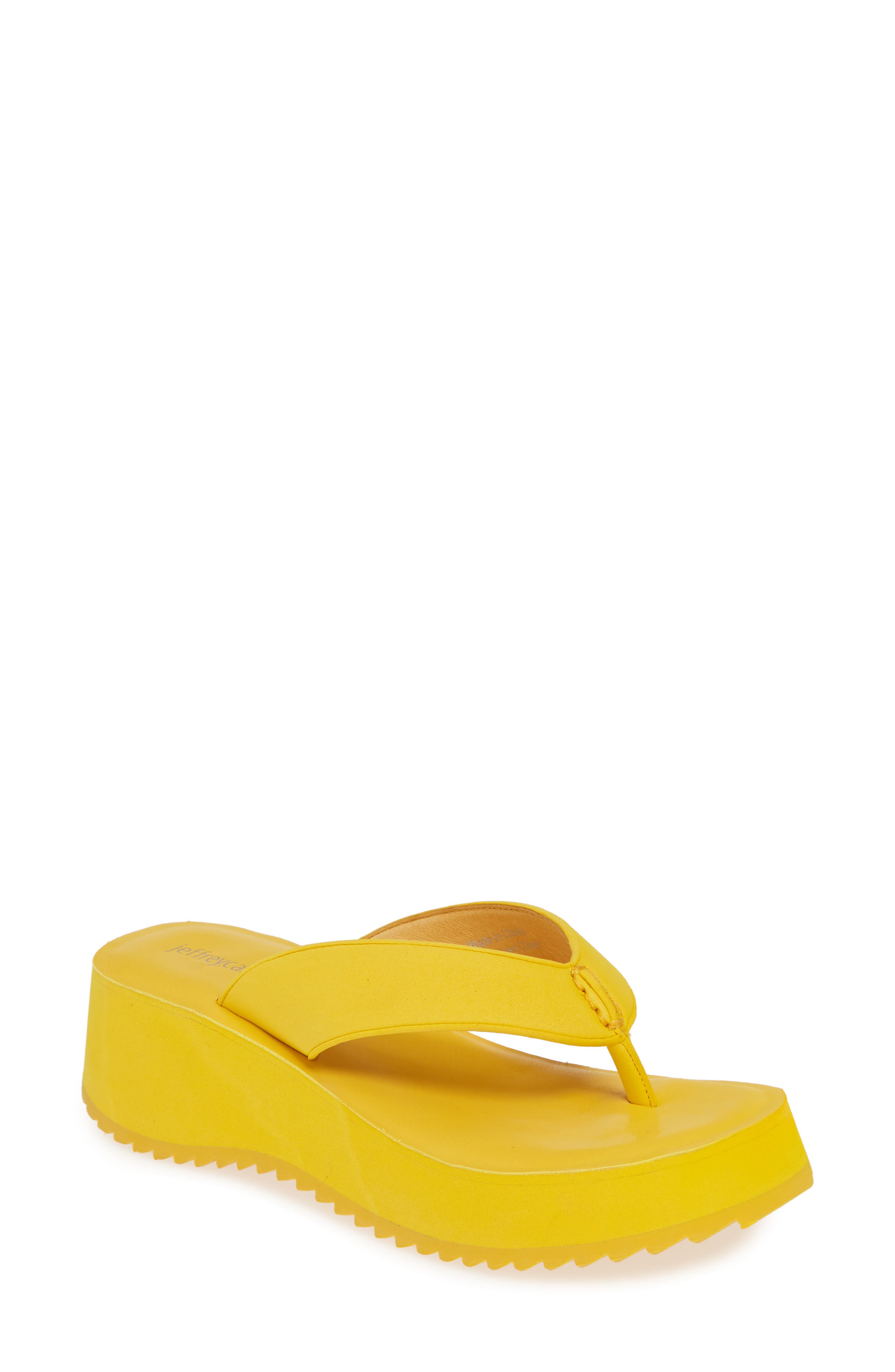 Jeffrey Campbell Platform Flip Flop, Yellow