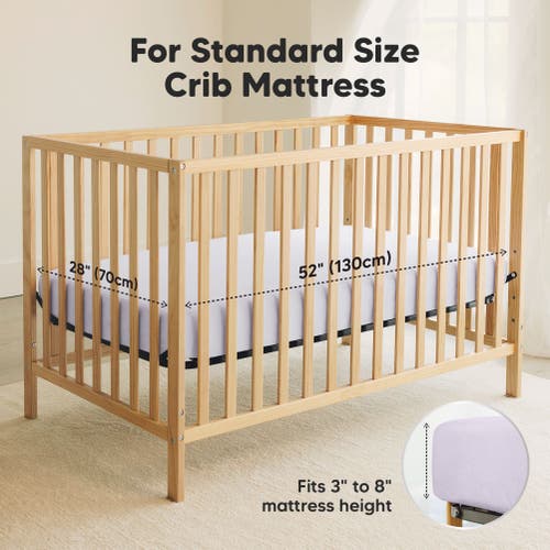 Keababies 2-pack Soothe [protect+] Waterproof Crib Sheets In Lilac