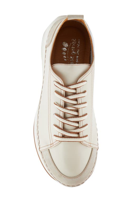 Spring Step Angolan Sneaker In Bone