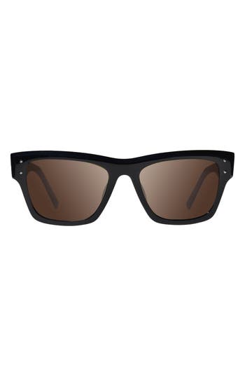 Revo Indigo Polarized Square Sunglasses In Black