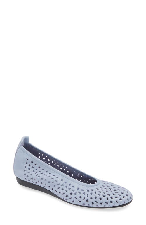 Arche Lilly Perforated Ballet Flat in Bay