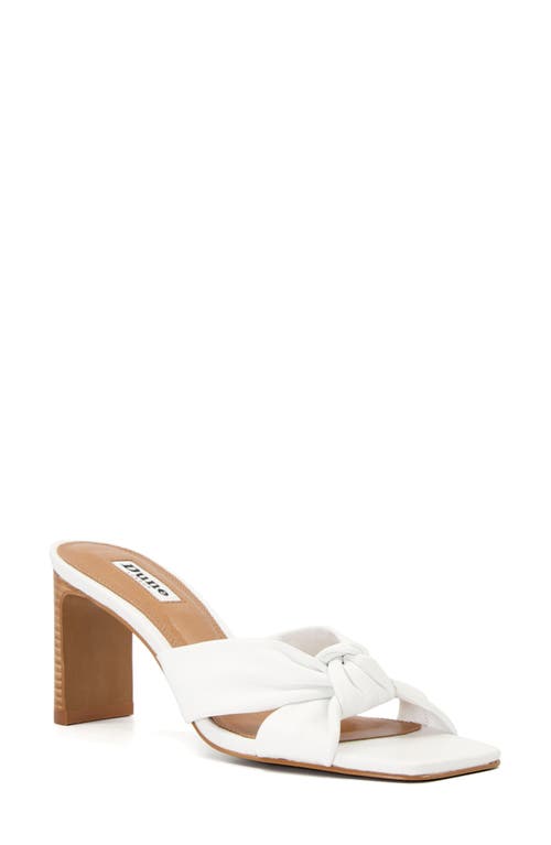 Maize Slide Sandal in White
