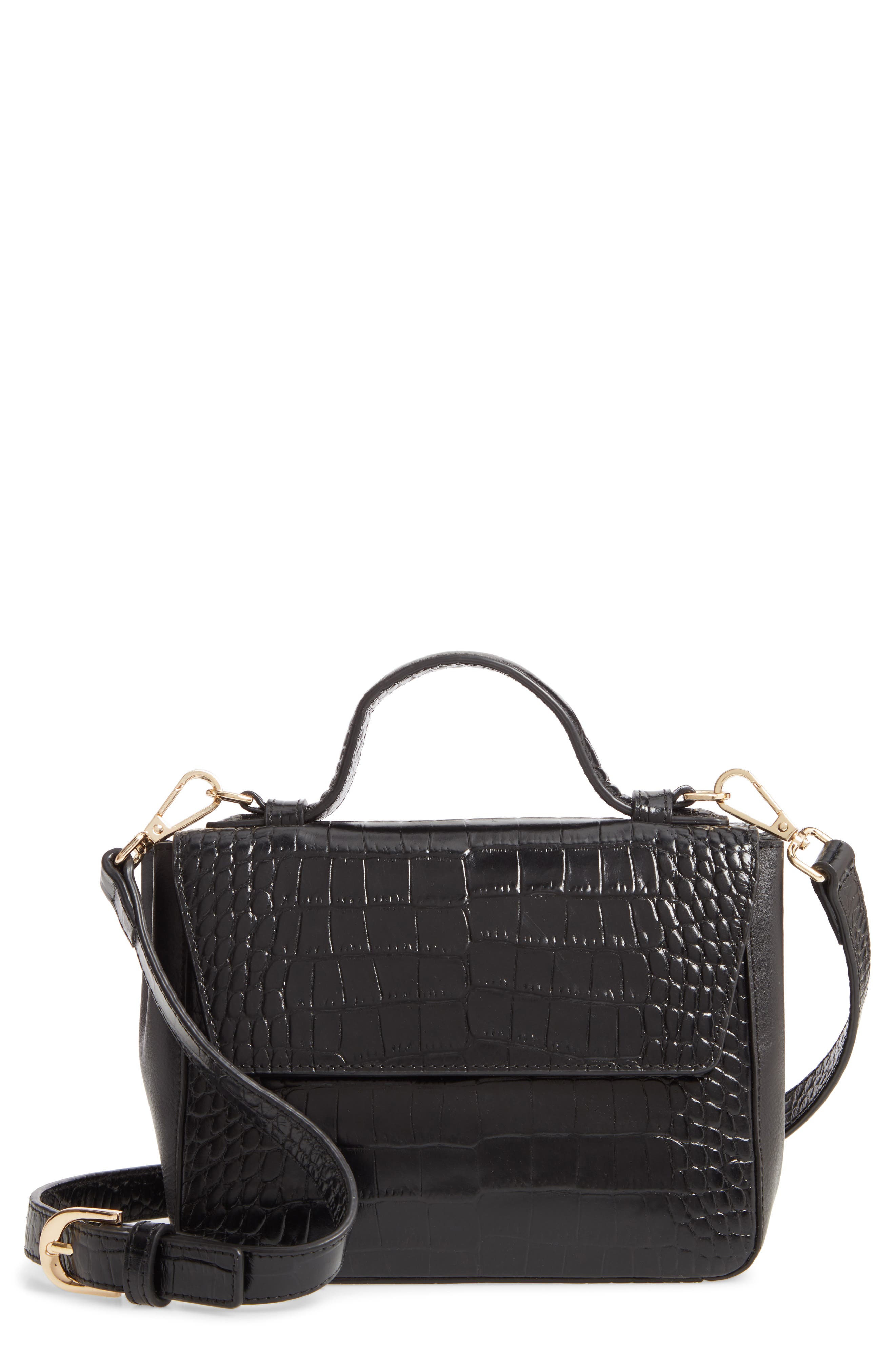 croc embossed purse