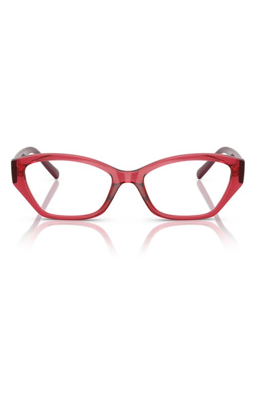 Vogue 53mm Cat Eye Optical Glasses In Red