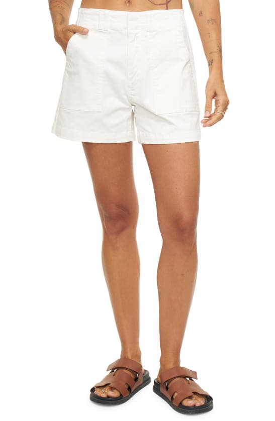 Pistola Marissa High Waist Utility Shorts In White