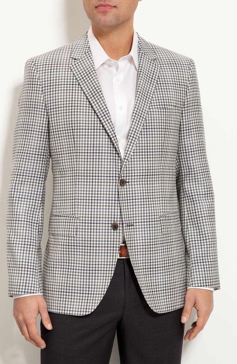 BOSS Black 'The Smith' Gingham Plaid Sportcoat | Nordstrom