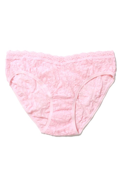 Hanky Panky V-front High Cut Brief In Bliss Pink