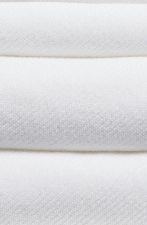 Shop Nordstrom Cotton Rib 6-piece Bath Towel Set In White