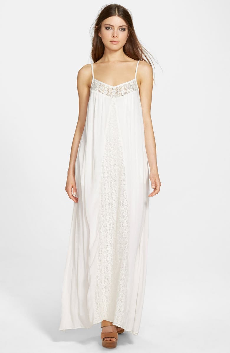 Band of Gypsies Lace Inset Maxi Dress | Nordstrom
