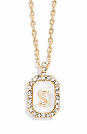 Savvy cie xl initial 2025 pendant necklace