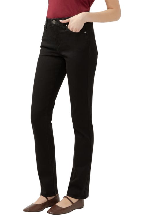 Shop Jag Ruby Straight Leg Jeans In Black