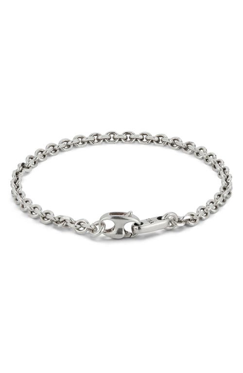 Burnham Chain Link Bracelet in Silver