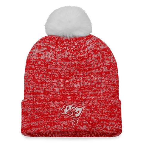 New Era Women's Red Kansas City Chiefs Snowy Cuffed Knit Hat with