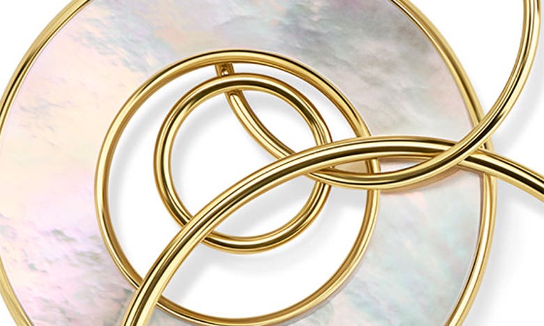 Ippolita Polished Rock Candy 18k 29.00 Ct. Tw. Pearl Slice Earrings In Gold