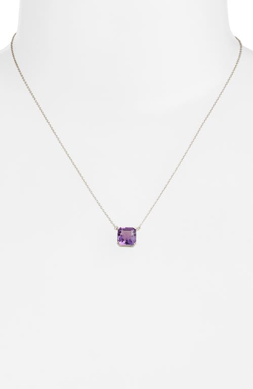 Anzie Jac + Jo Harper Stone Pendant Necklace In Purple