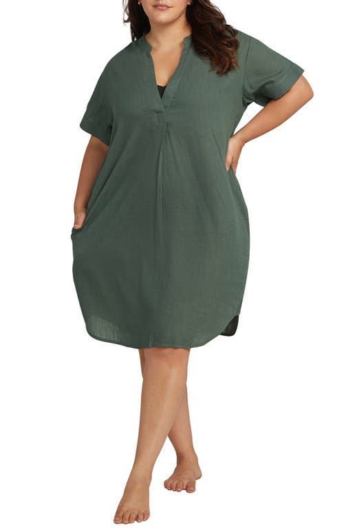 Amadeus Cover-Up Dress in Sage Green