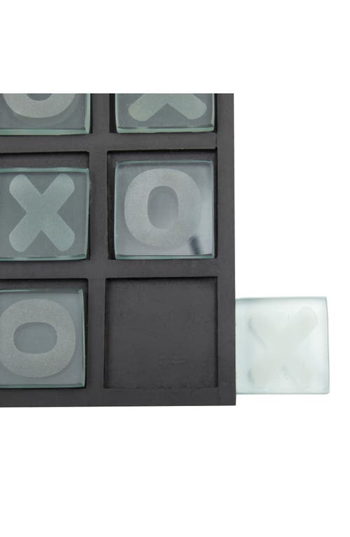 Shop Novogratz Wooden Tic Tac Toe Game In Black