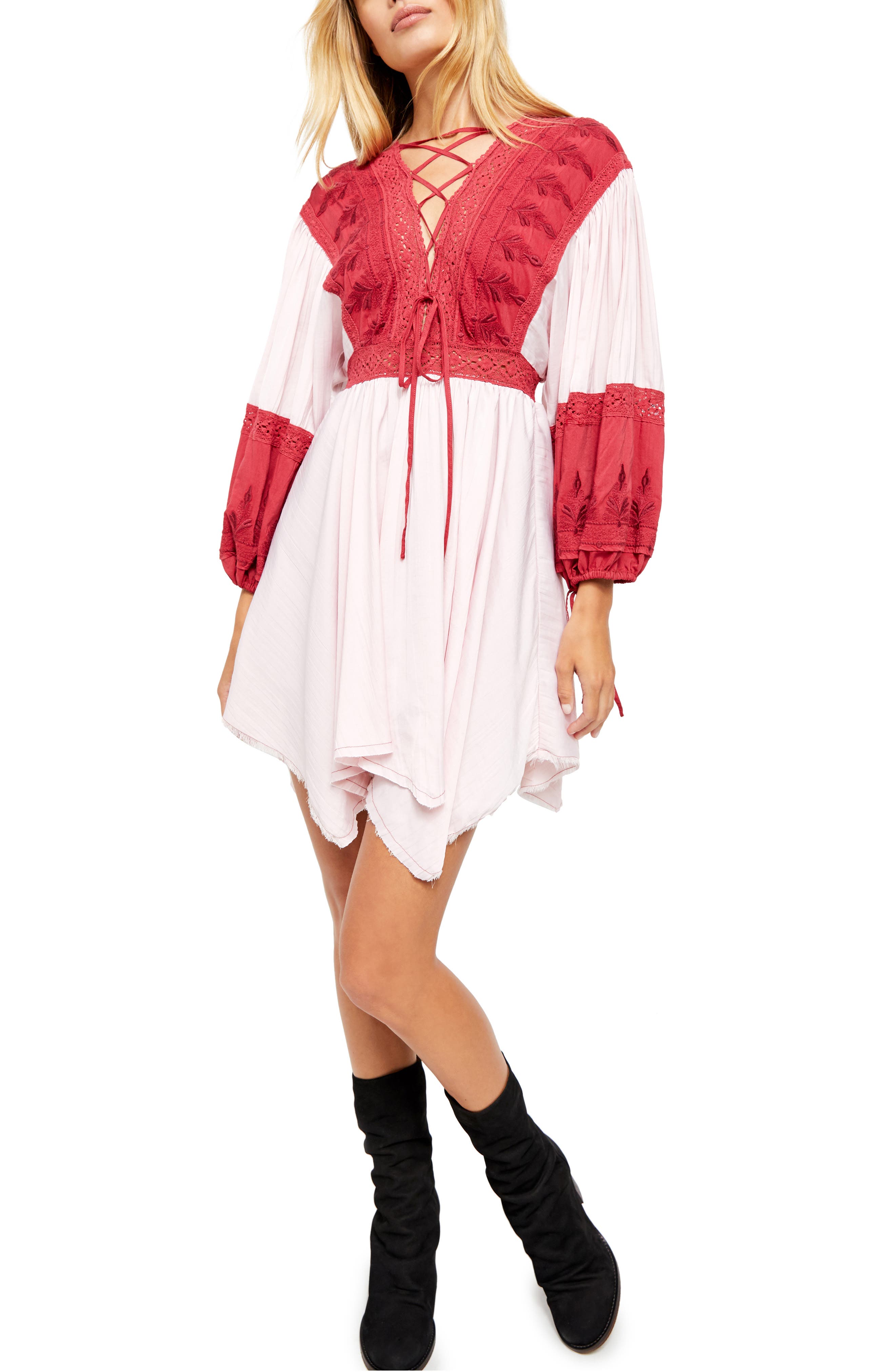 free people turn turn mini dress