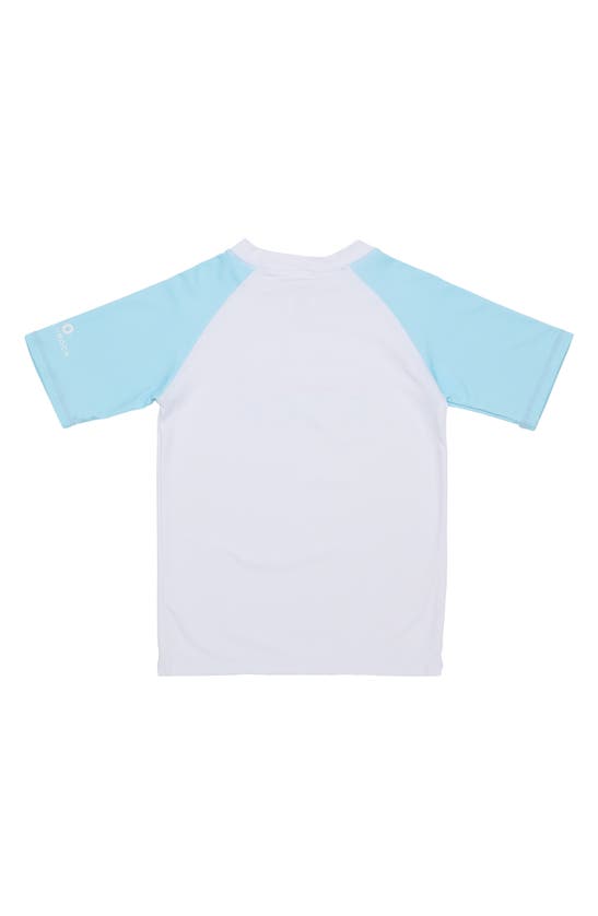 Shop Snapper Rock Kids' Short Sleeve Rashguard In Blue