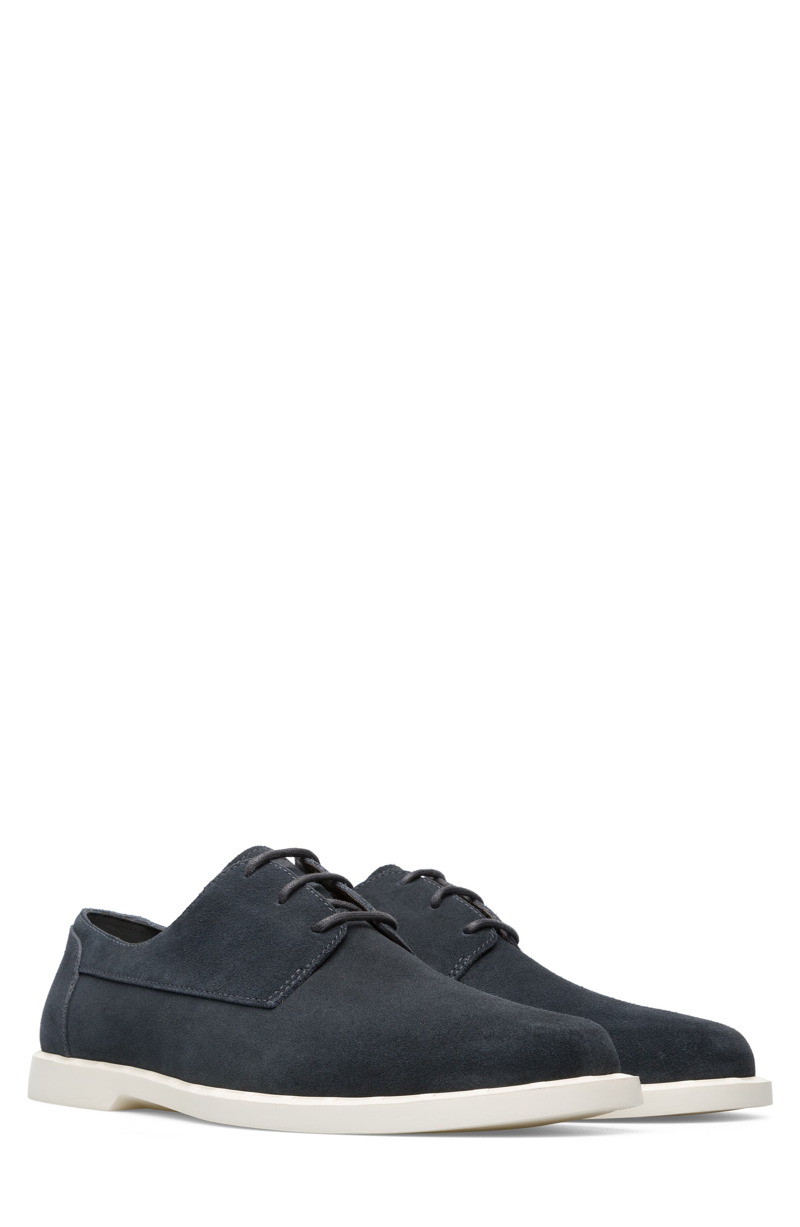 Camper Men's Judd Suede Derby Shoes In Charcoal