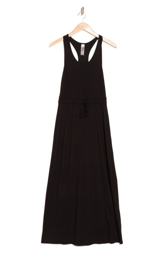 Shop Go Couture Racerback Maxi Dress In Black