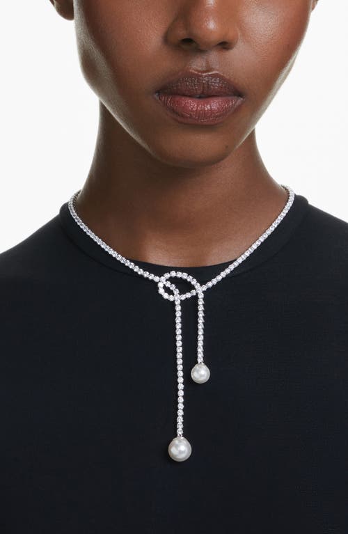 Swarovski Elegant And Timeless Bijoux Accessory In Silver/white