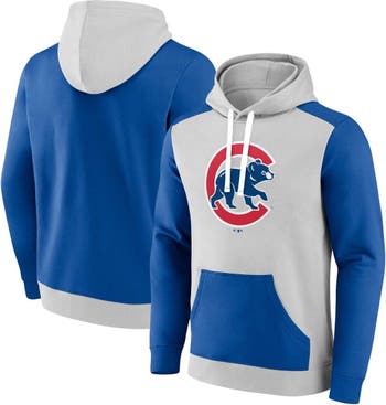 Men's Fanatics Branded Blue New York Rangers Puck Deep Lace-Up Pullover Hoodie