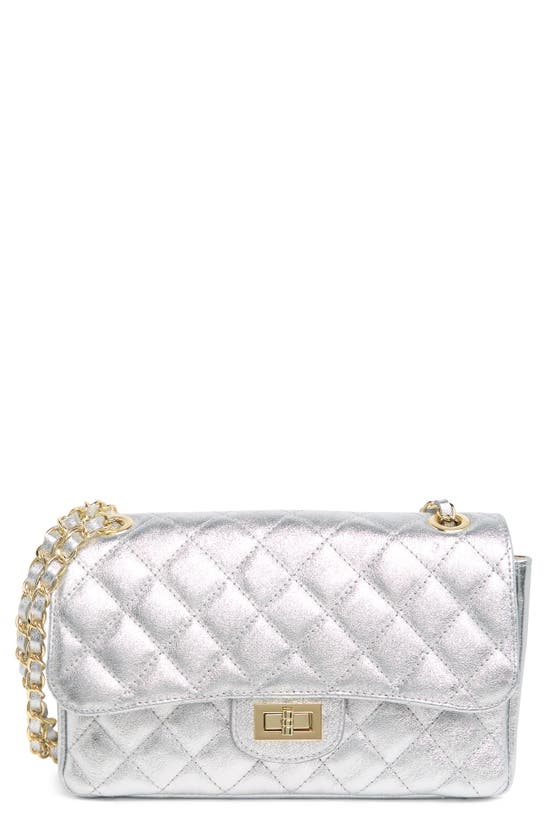 Markese Matalasse Quilted Leather Shoulder Bag In Metallic