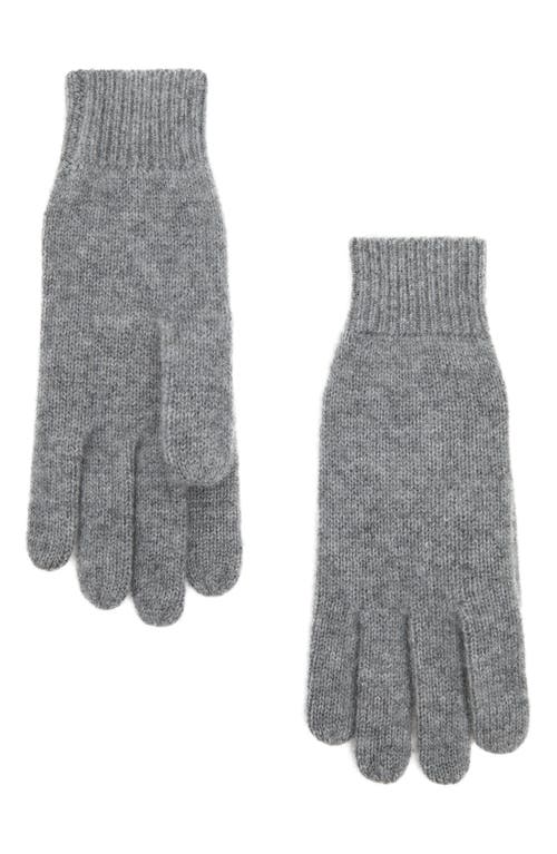 Mango Cashmere Gloves In Gray