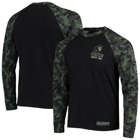 Men's Nike Camo Stanford Cardinal Military Appreciation Performance Long  Sleeve T-Shirt