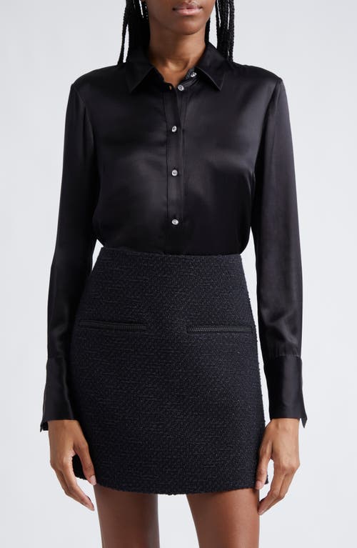 VERONICA BEARD VERONICA BEARD MONIQUE SILK BLEND BUTTON-UP TOP