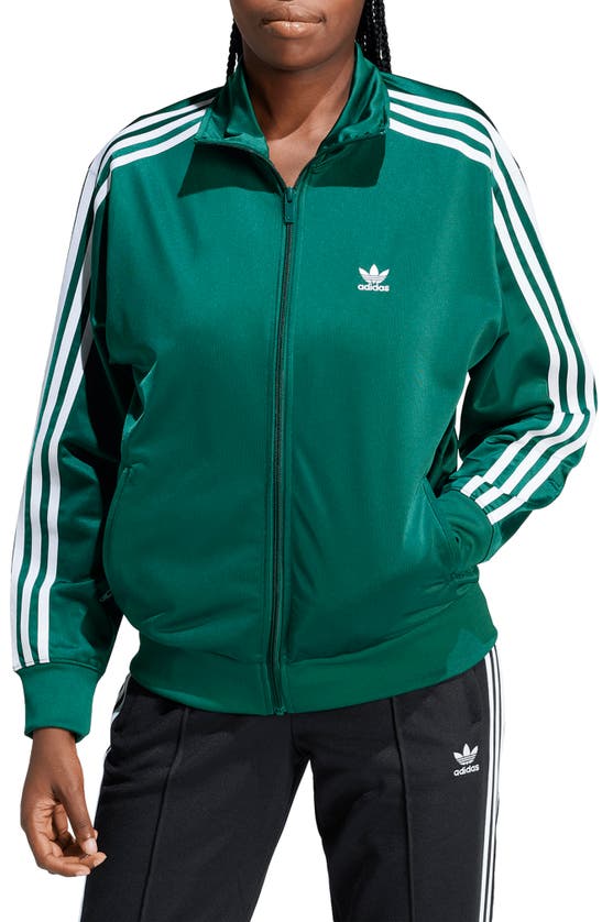 Shop Adidas Originals Firebird Recycled Polyester Track Jacket In Collegiate Green