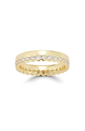Chloe & Madison Chloe And Madison Cz Band Ring In Gold